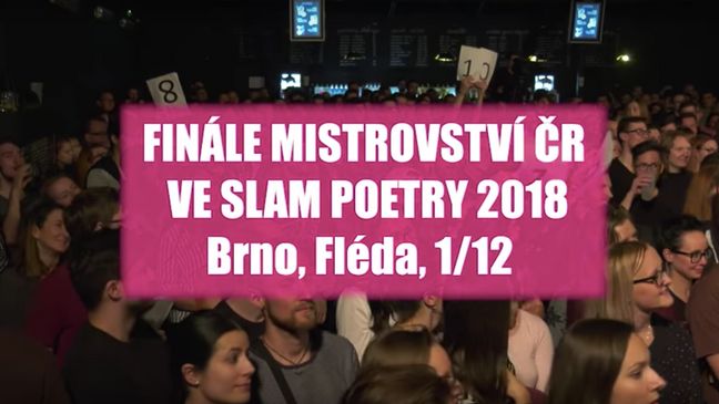 Finále Mistrovství ČR ve slam poetry 2018