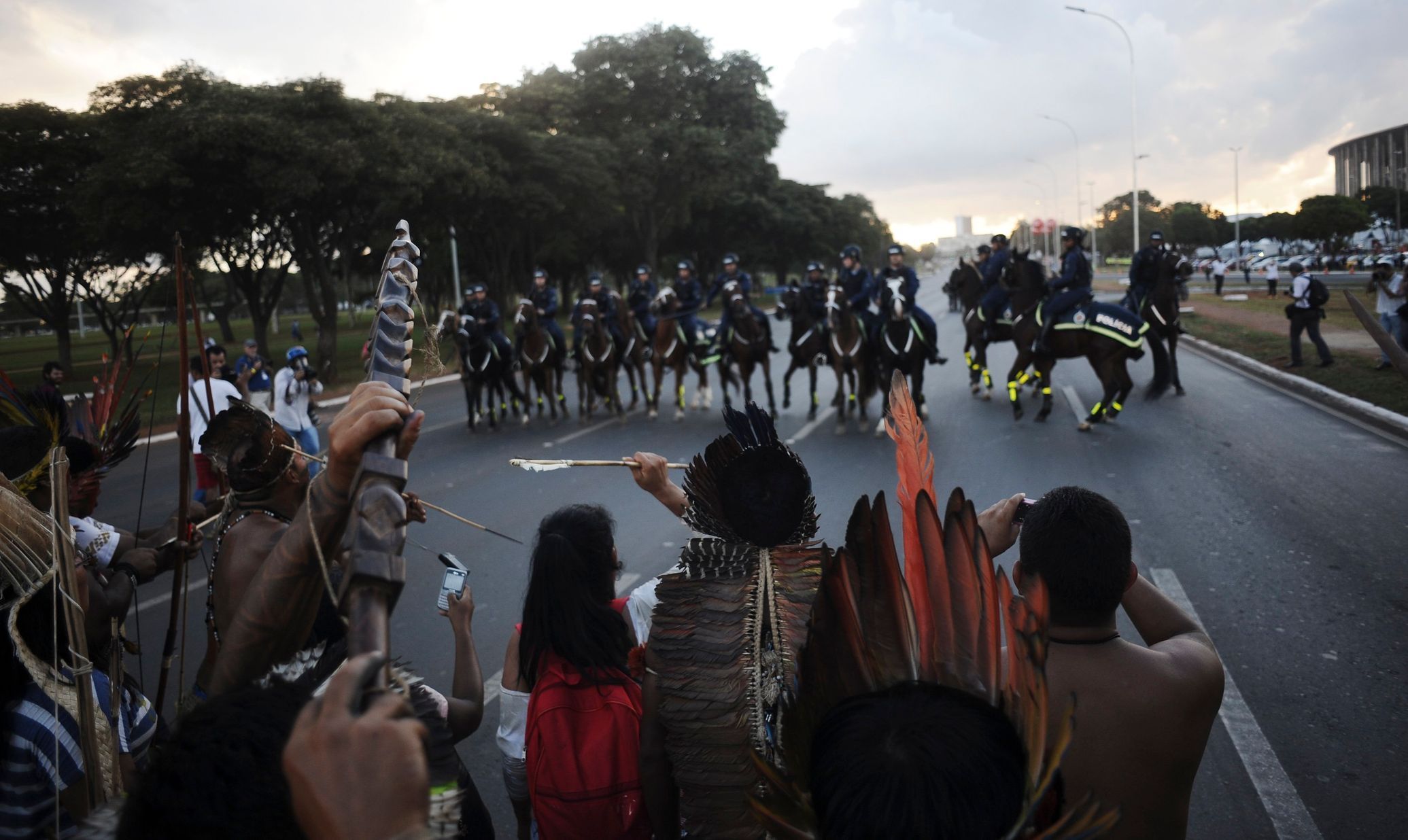 Brazílie - demonstrace proti MS ve fotbale