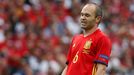 Euro 2016, Česko-Španělsko: zklamaný Andrés Iniesta