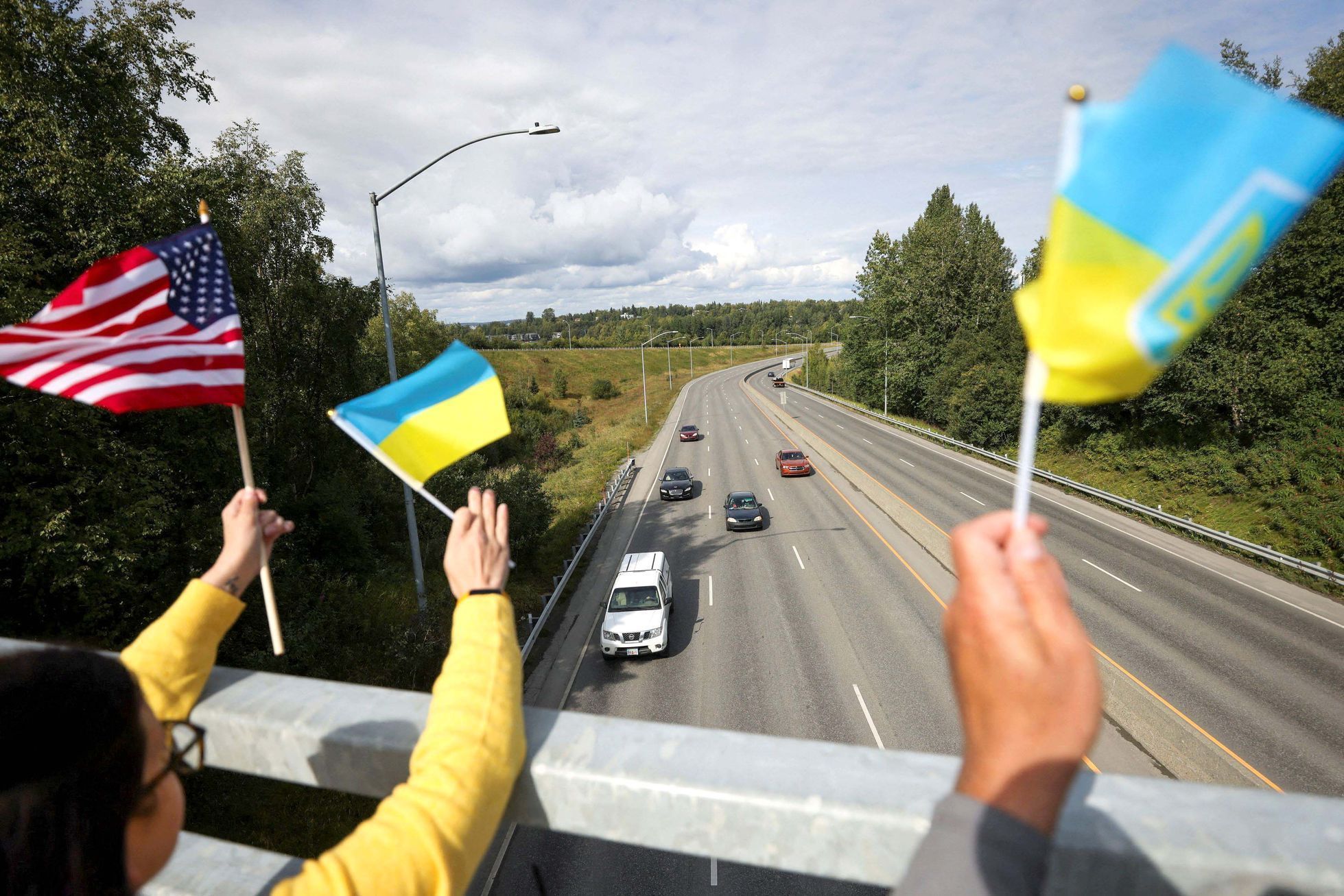 USA, Rusko, Ukrajina, Aljaška, Trump, Putin, summit, demonstrace