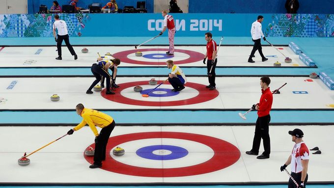 Curling - ilustrační foto.