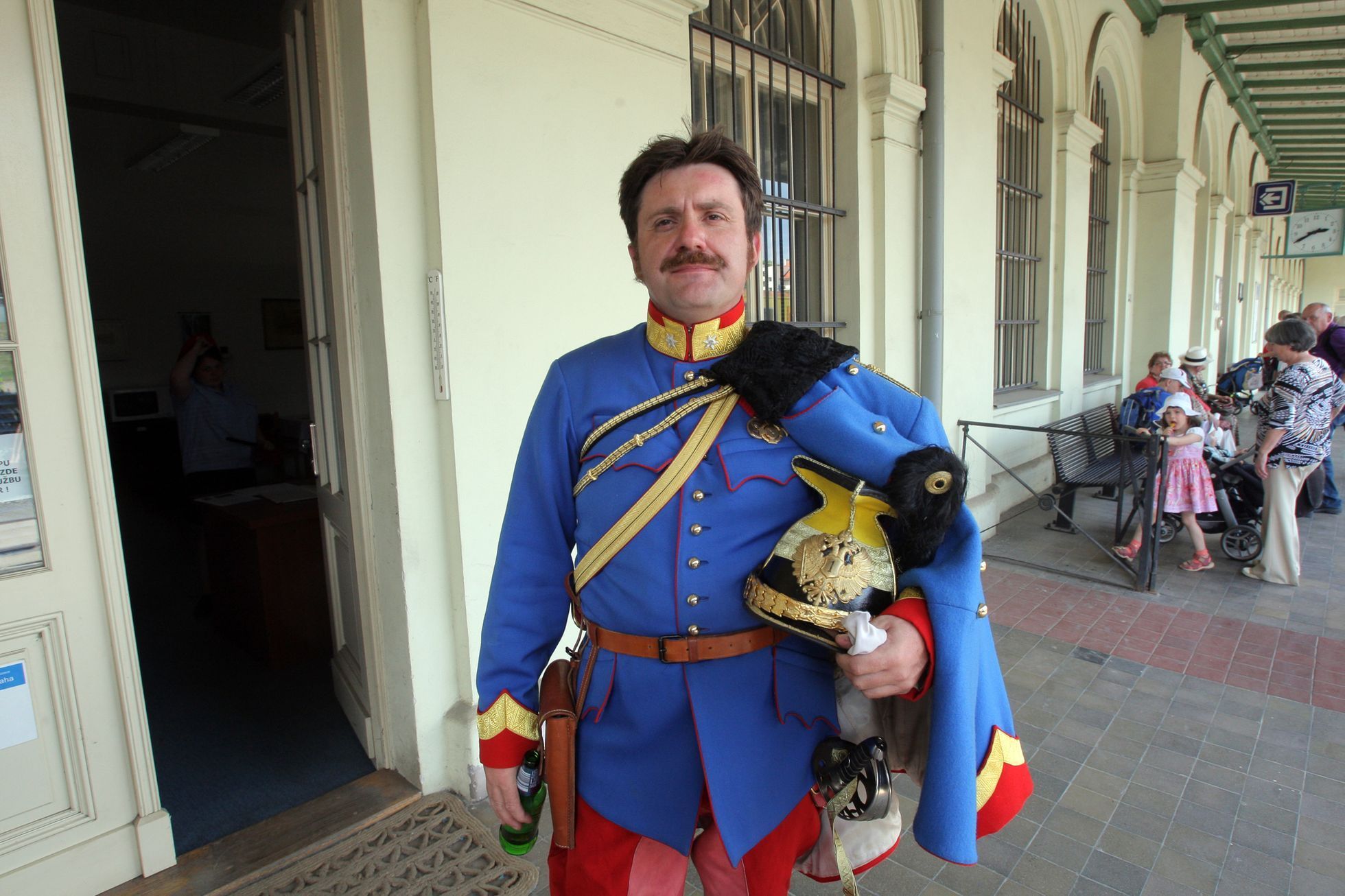 Salonní vůz Františka Ferdinanda v pražských Dejvicích