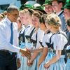 Obama - Merkelová - summit G7 - Bavorsko