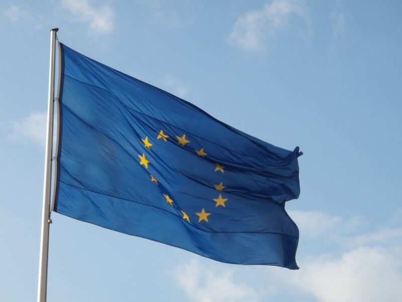 eurovlajka vlající