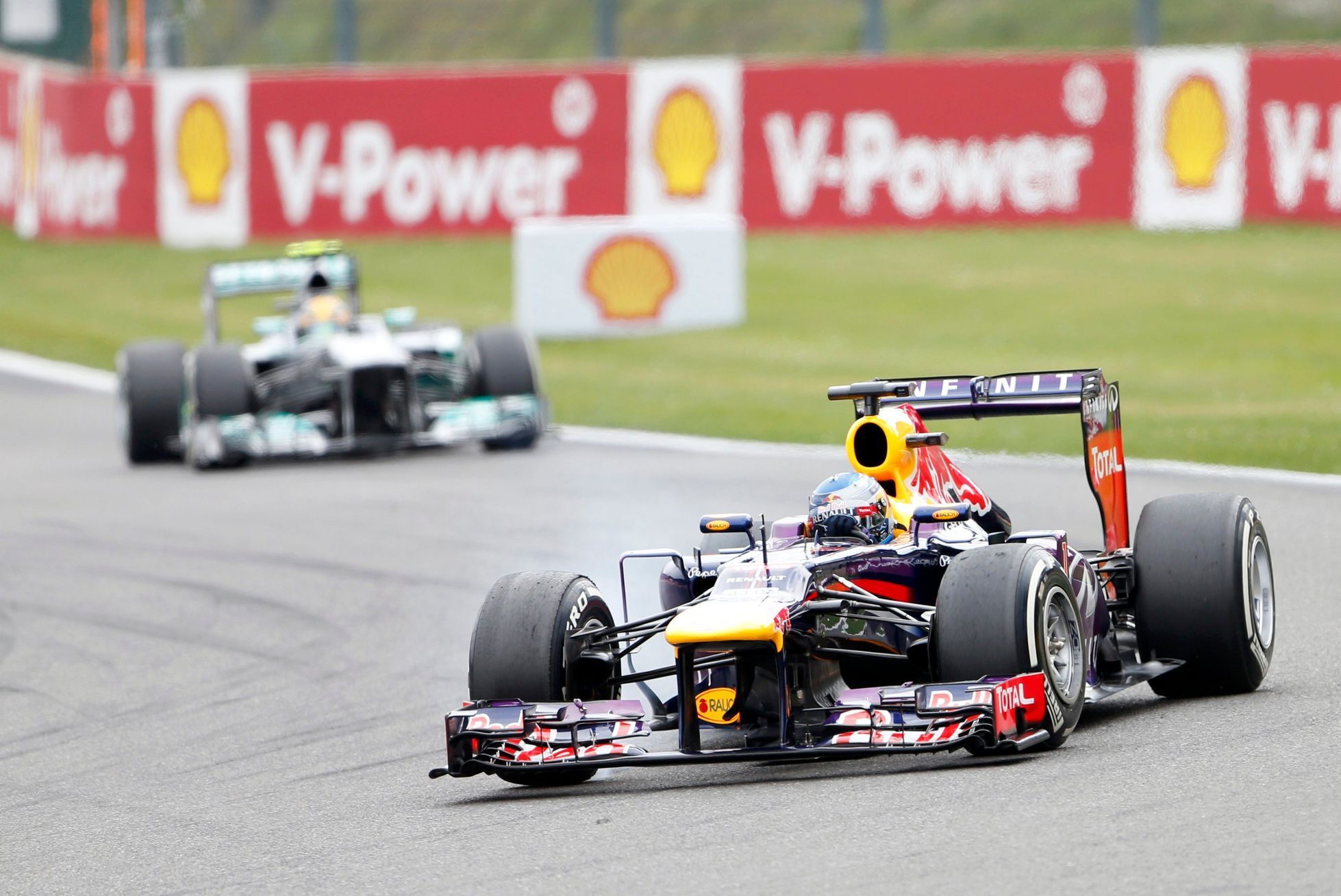 Formule 1, VC Belgie 2013: Seabstian Vettel, Red Bull