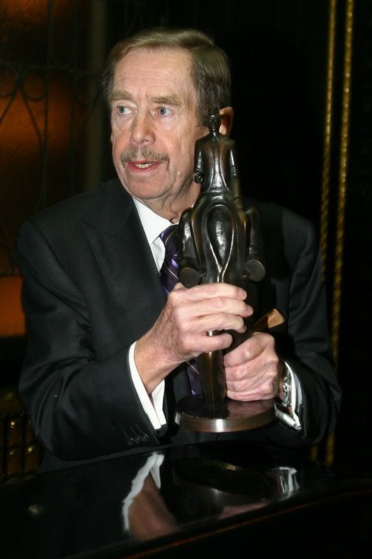 Václav Havel převzal cenu Franze Kafky