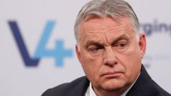 Viktor Orbán na jednání Visegrádské čtyřky s premiéry Česka, Slovenska a Polska.