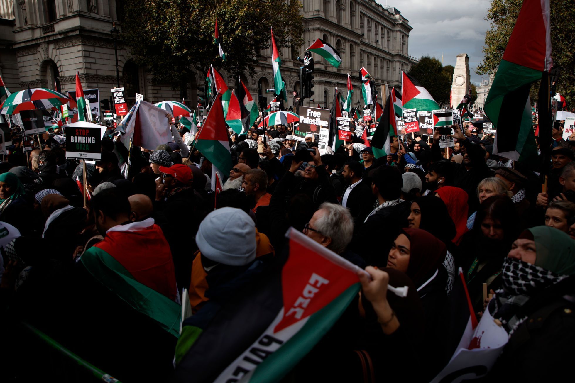 Londýn protest palestina izrael