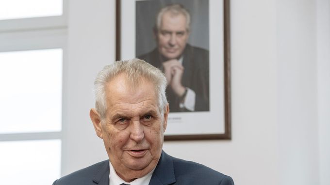 Miloš Zeman na archivním snímku, ještě jako prezident.