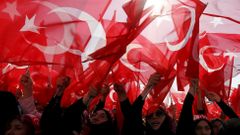Příznivci tureckého prezidenta Erdogana
