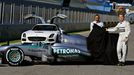 Mercedes W04: Lewis Hamilton a Nico Rosberg