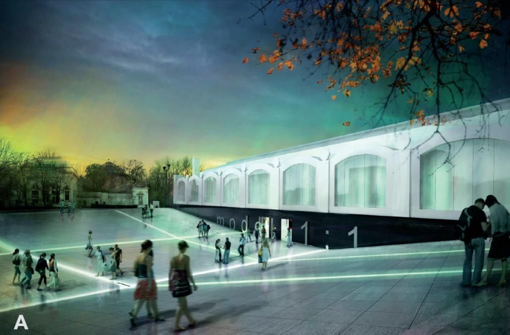 Soutěžní návrhy na rekonstrukci Průmyslového paláce v Praze