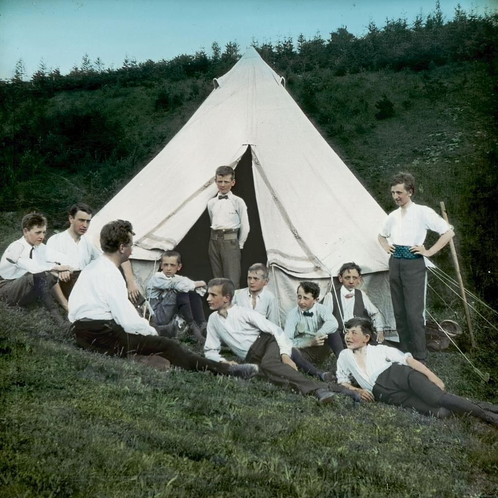 Takhle vypadal první český skautský tábor. Už je to 100 let