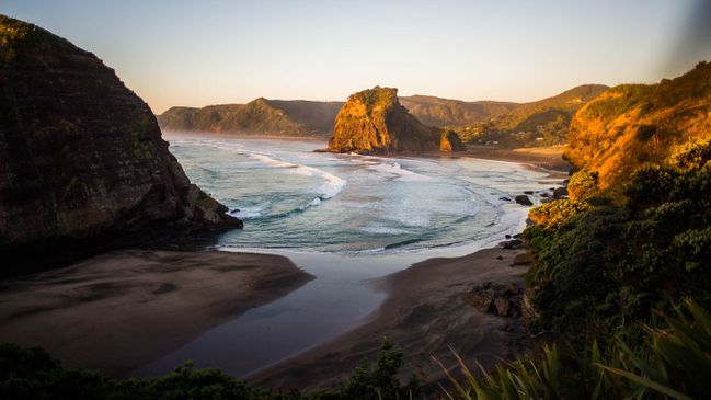 Piha Beach, Nový Zéland