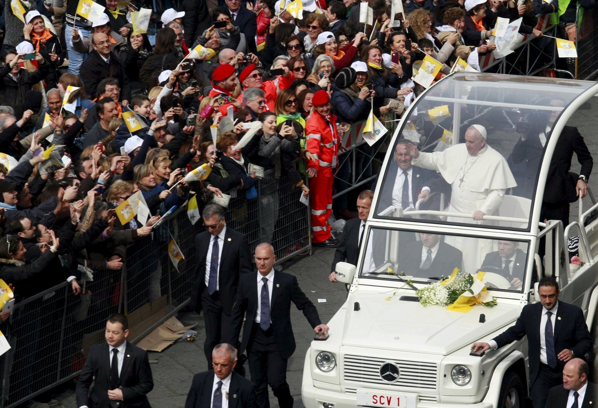 Papež František v Neapoli