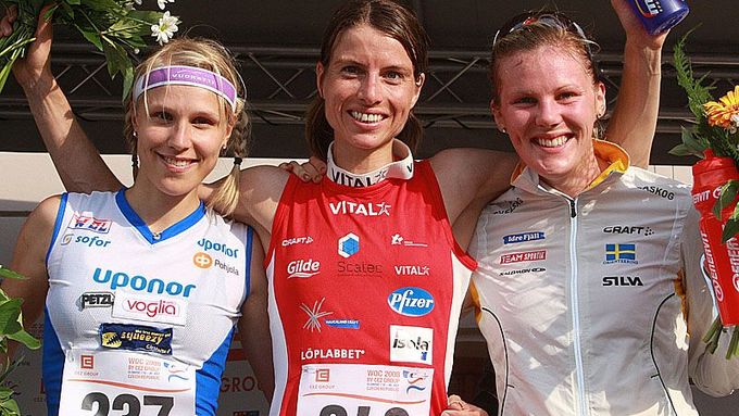 Tři nejlepší ženy: Hauskenová, Kauppiová, Janssonová