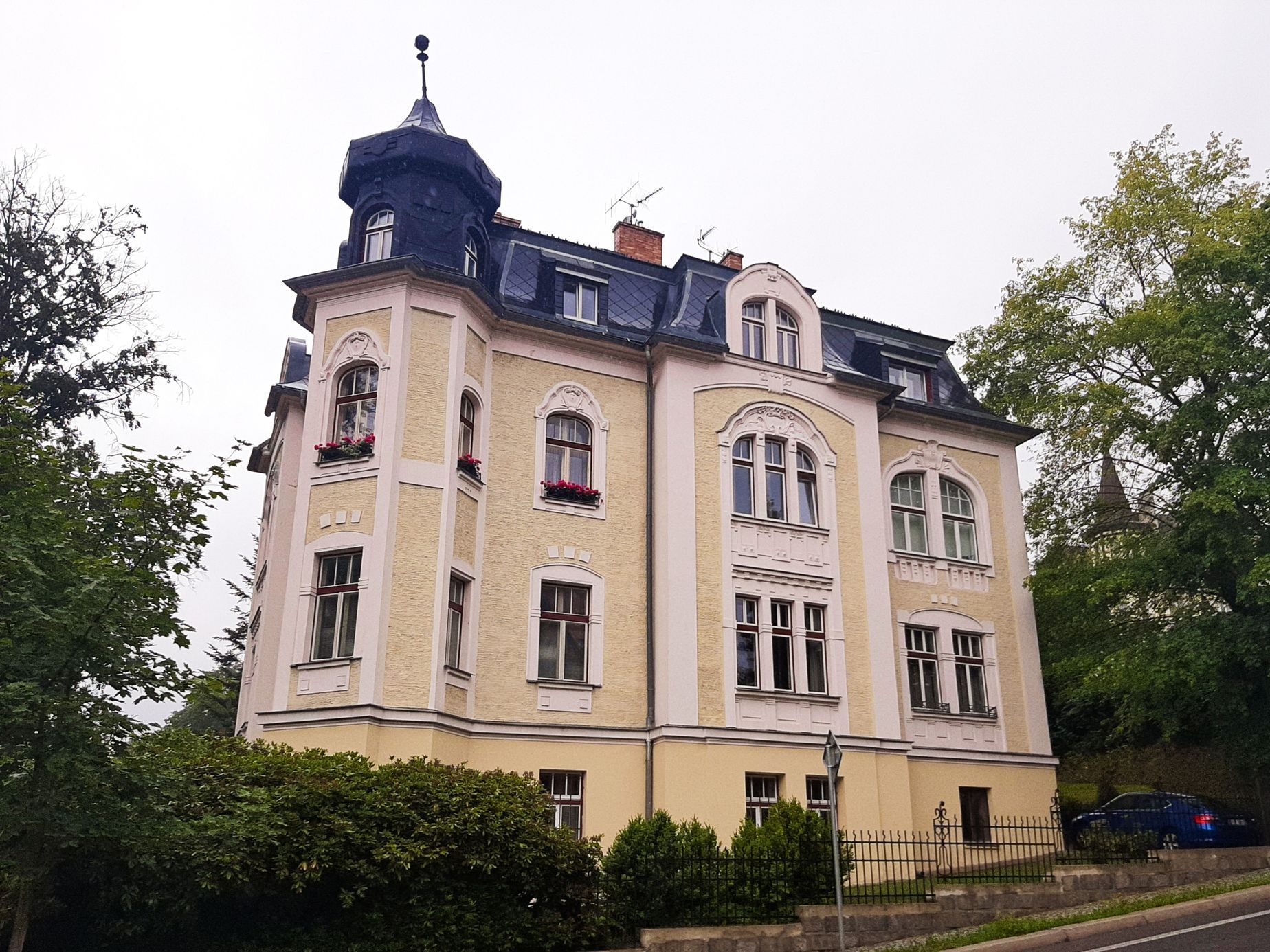 Liberec, vila, vycházky, architektura