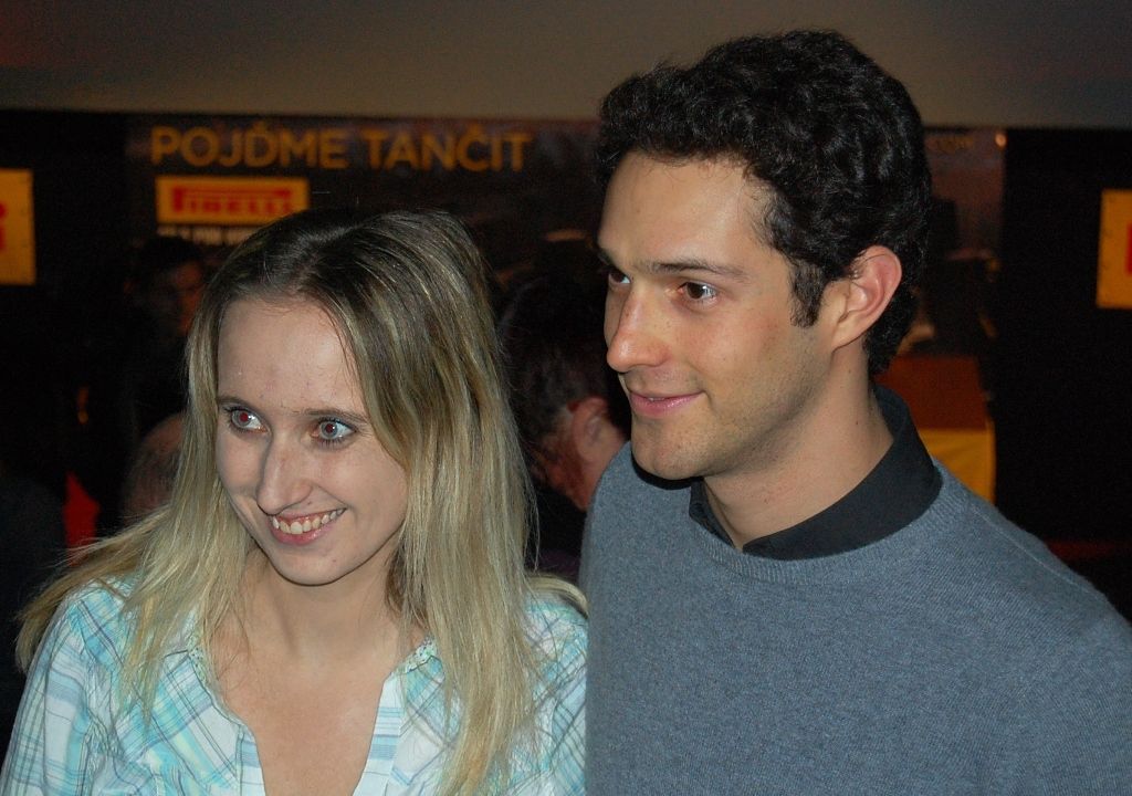 Bruno Senna na projekci v Praze