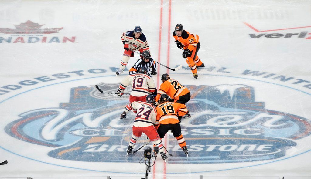 Winter Classic 2012: Philadelphia - New York Rangers (úvodní buly)