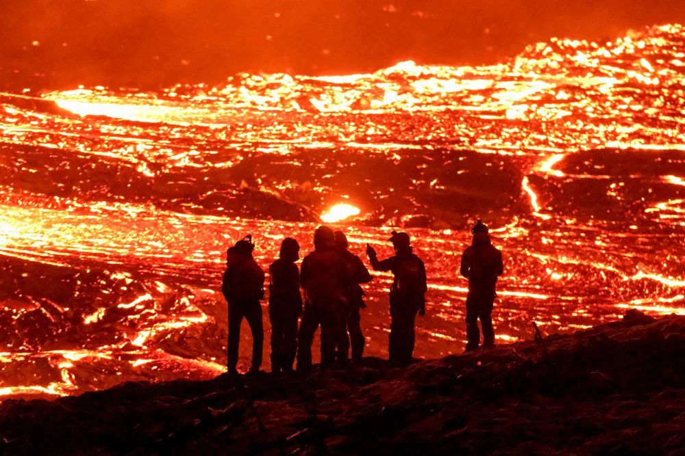 island sopka výbuch erupce