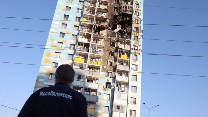 „Bylo to děsivé.“ Obyvatelka moskevské oblasti popsala útok ukrajinských dronů.