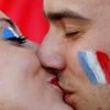 Euro 2016, Francie-Německo: polibek fanoušků Francie