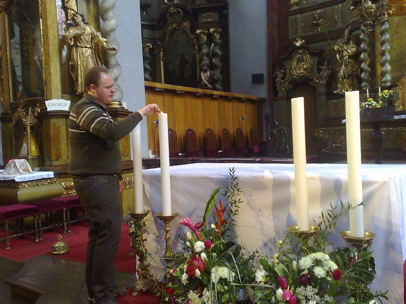 Mše za polské oběti v pražském kostele sv. Jiljí