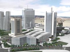 City Pankrác - plánovaný nový vzhled