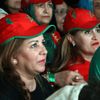 Maročtí fanoušci v Rabatu sledují semifinále MS 2022 Francie - Maroko