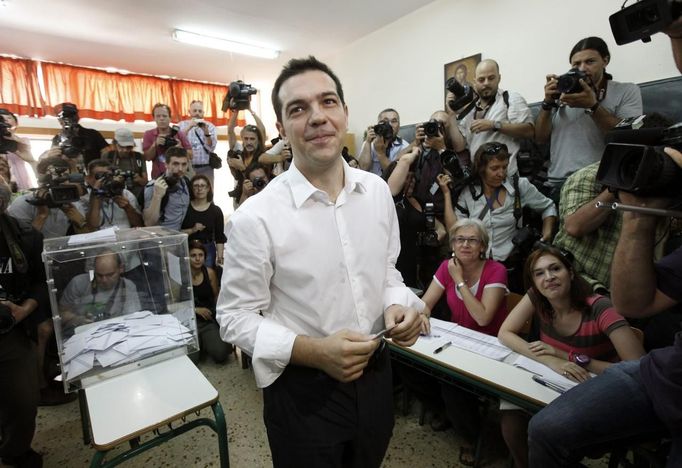 Opakované volby v Řecku. Jeden z favoritů Alexis Tsipras (SYRIZA)