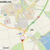 Mapa nehodových míst I/52 Pohořelice nad Jihlavou