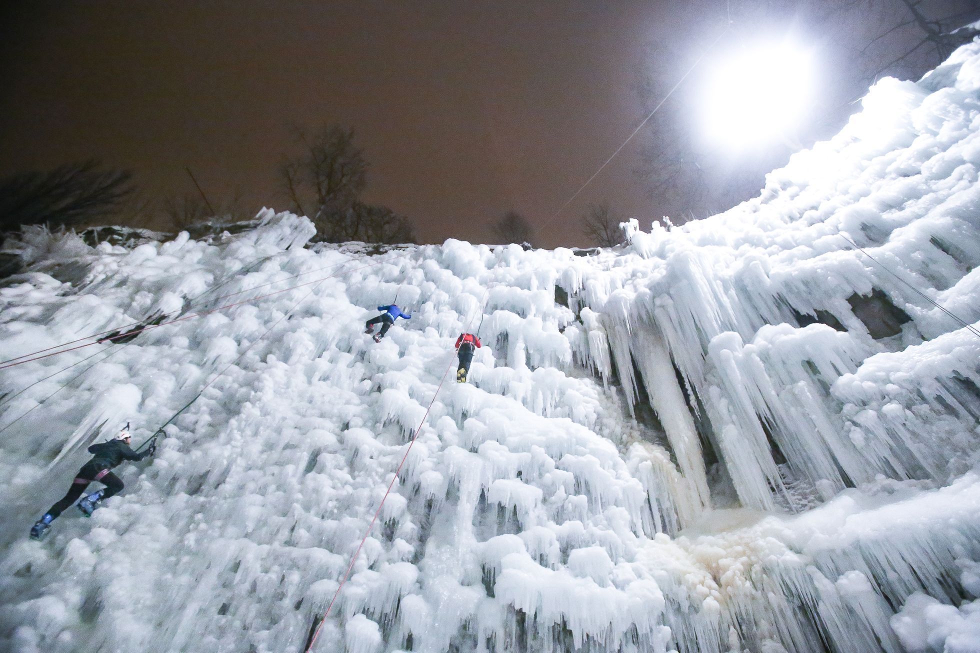 Umělá ledová stěna v Liberci