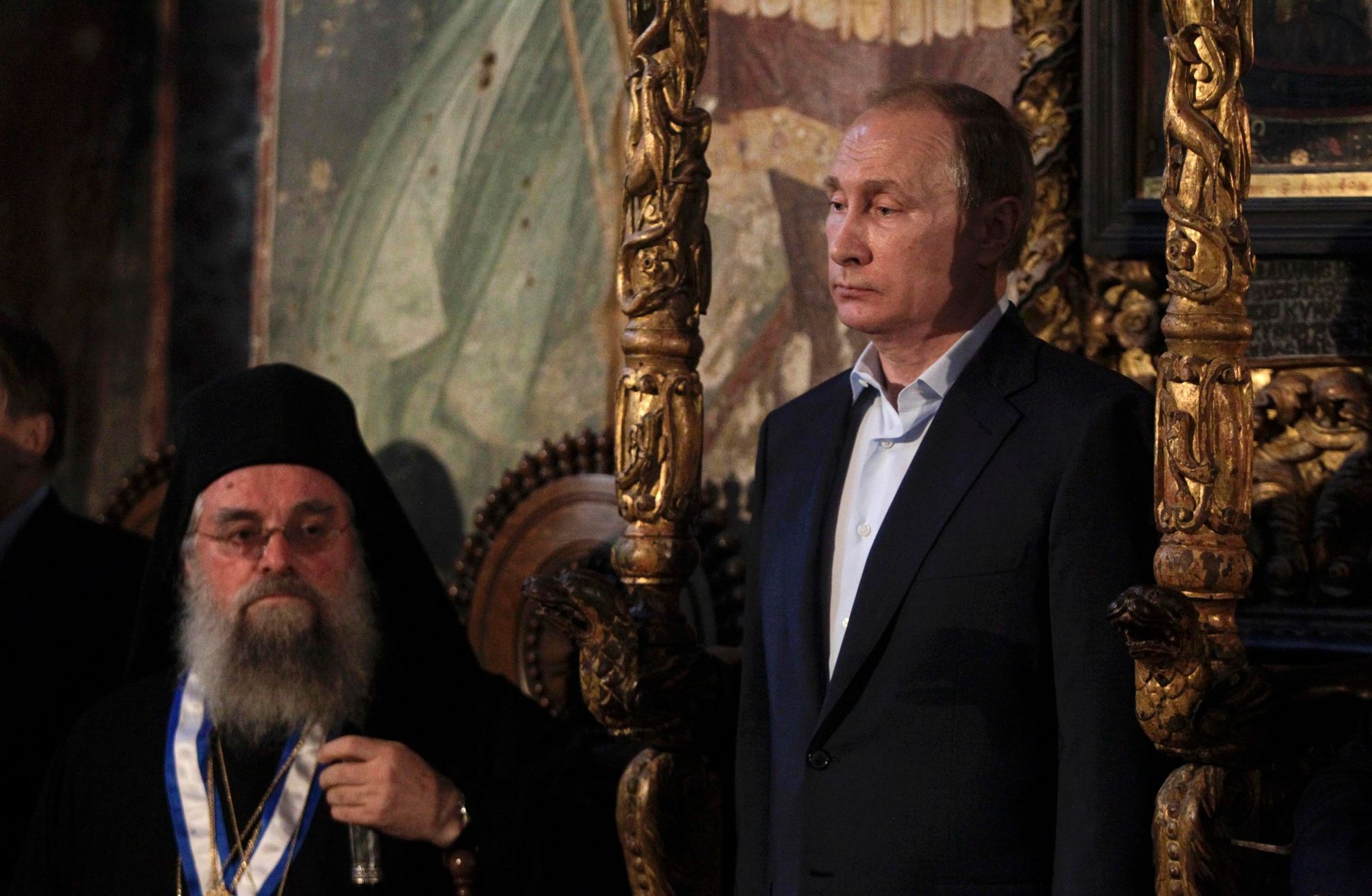 Vladimir Putin na Athosu