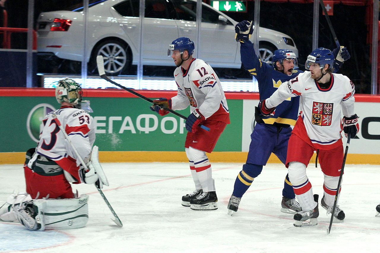 MS v hokeji 2013, Česko - Švédsko: švédský gól na 0:2