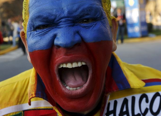 Copa América 2015: fanoušek Kolumbie