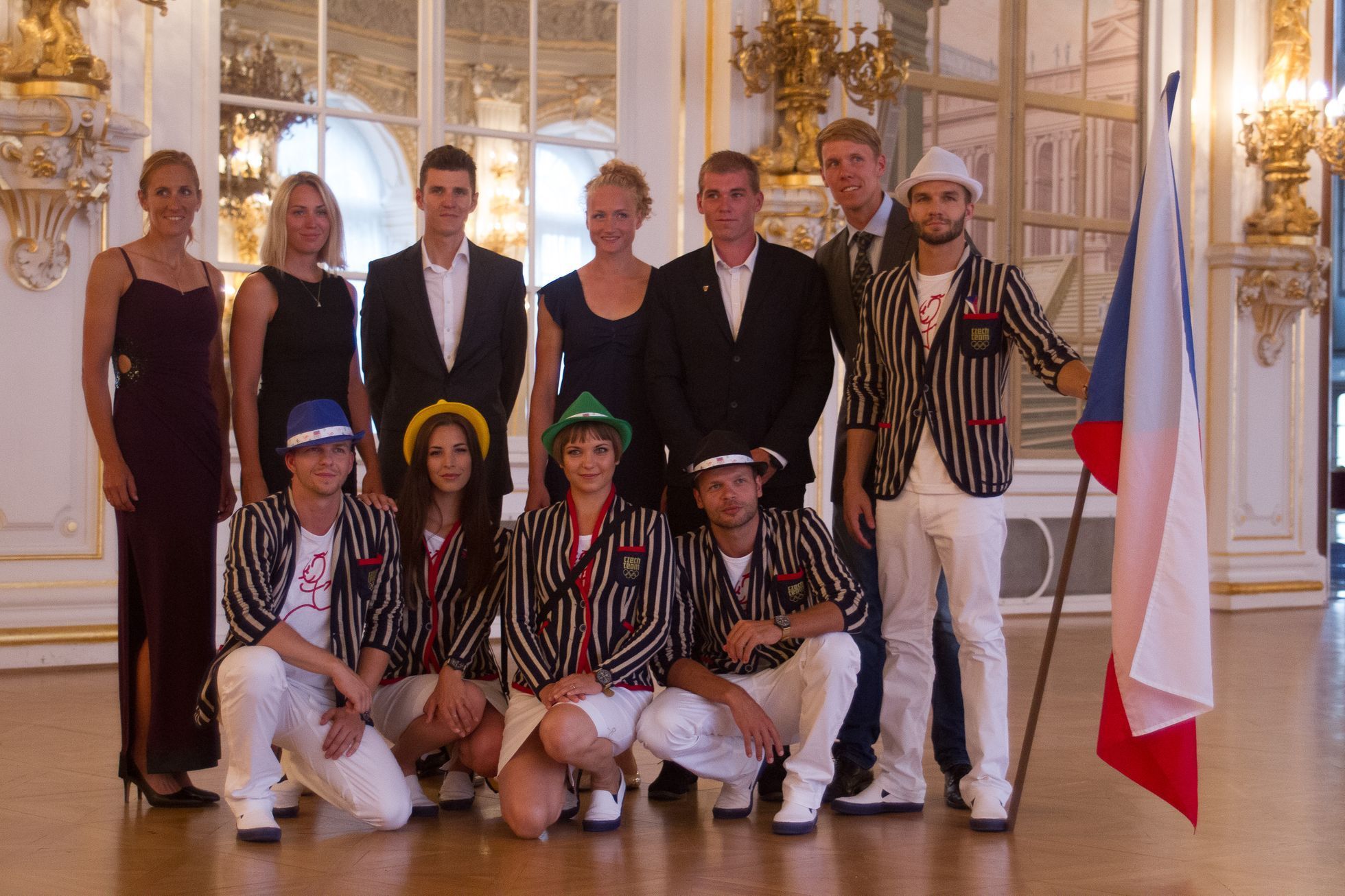 Představení olympijské kolekce oblečení pro OH v Riu de Janeiru v Pražském hradě