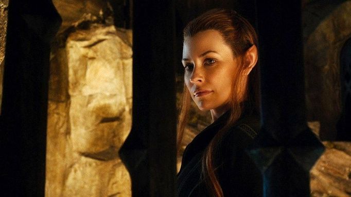 Elfka Tauriel (Evangeline Lilly).