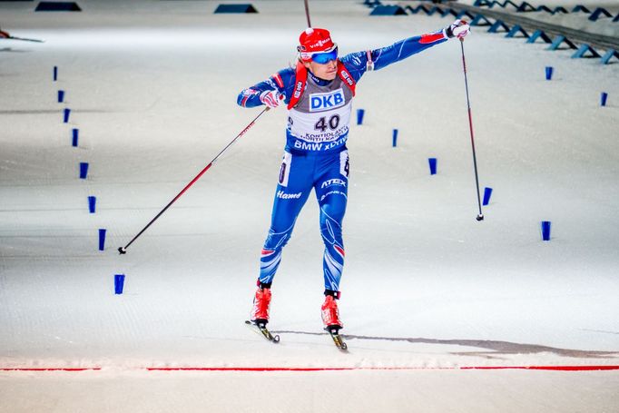 MS v biatlonu, 20 km M: Ondřej Moravec