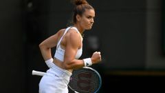 Wimbledon 2022, 3. den (Maria Sakkariová)