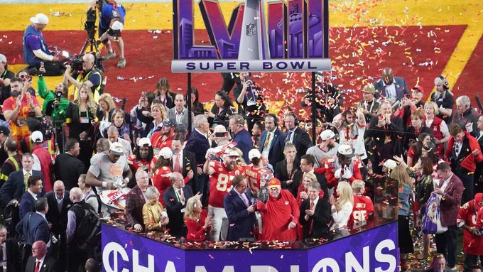 Kansas City Chiefs slaví Super Bowl