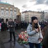 Filozofická fakulta v Praze, den po střelbě, při které zahynulo 14 lidí