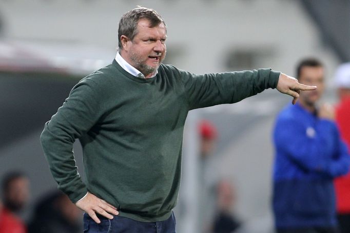 Pavel Vrba v utkání 14. kola F:L Plzeň - Slavia