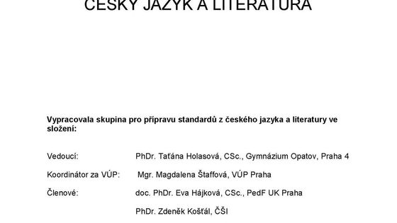 Stát chce otestovat znalosti školáků. Úlohy z češtiny a matematiky