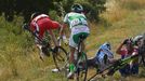 Tour de France 2013 - pády v páté etapě