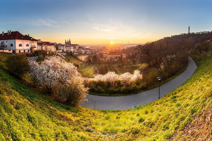 Předčasné jaro v Praze, březen 2024