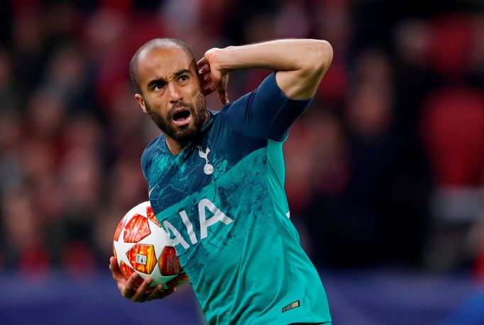 fotbal, Liga mistrů 2018/2019, odveta semifinále, Ajax Amsterdam - Tottenham Hotspur, Lucas Moura