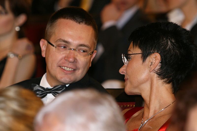 Ceny Anno 2008 - Roman Šmucler s manželkou
