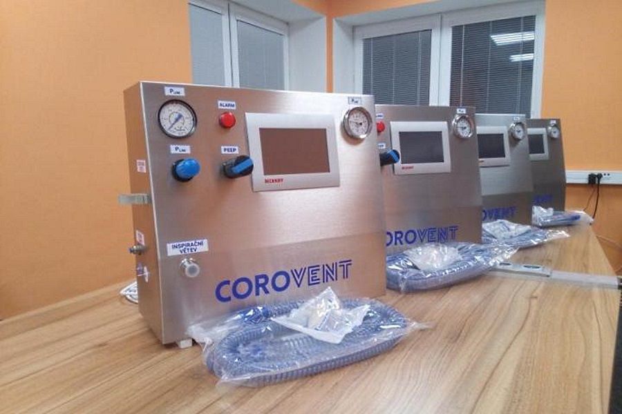 ČVUT - koronavirus - plicní ventilátor