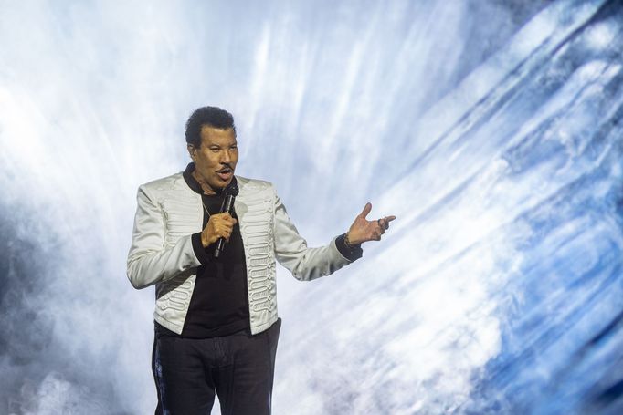 Koncert Lionela Richieho v pražské O2 aréně.