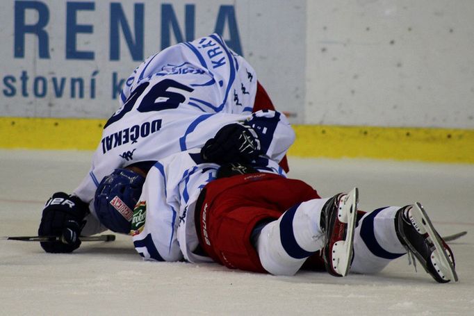 Kometa Brno-Slovan Bratislava: Vojtěch Němec na zemi